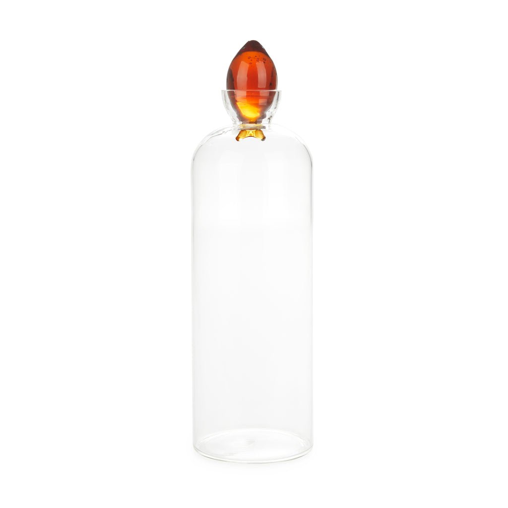 Balvi Gourami Balık Kapaklı 1100 ml Borosilikat Cam Şişe