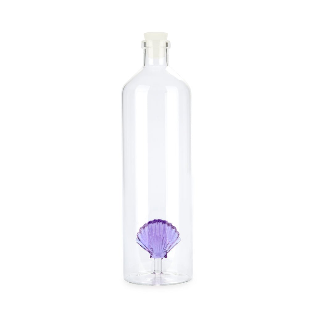 Balvi Atlantis Shell Deniz Kabuğu Detaylı 1200 ml Borosilikat Cam Şişe