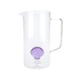 Balvi Atlantis Shell Deniz Kabuğu Detaylı 1300 ml Borosilikat Cam Sürahi