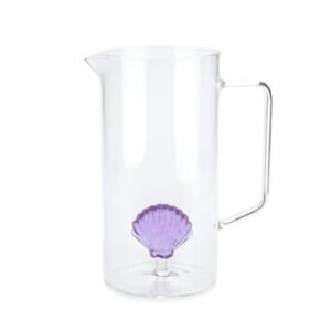 Balvi Atlantis Shell Deniz Kabuğu Detaylı 1300 ml Borosilikat Cam Sürahi