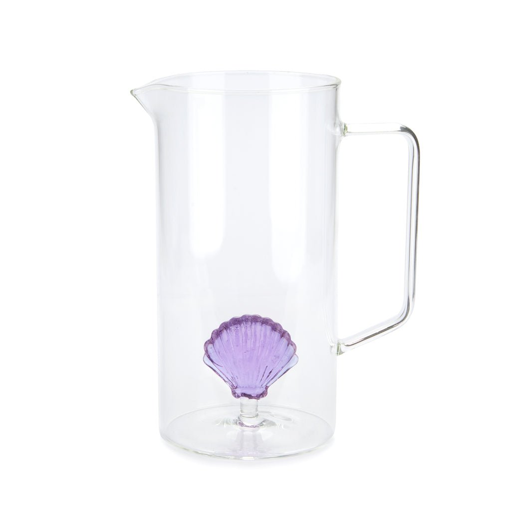 Balvi Atlantis Shell Deniz Kabuğu Detaylı 1300 ml Borosilikat Cam Sürahi