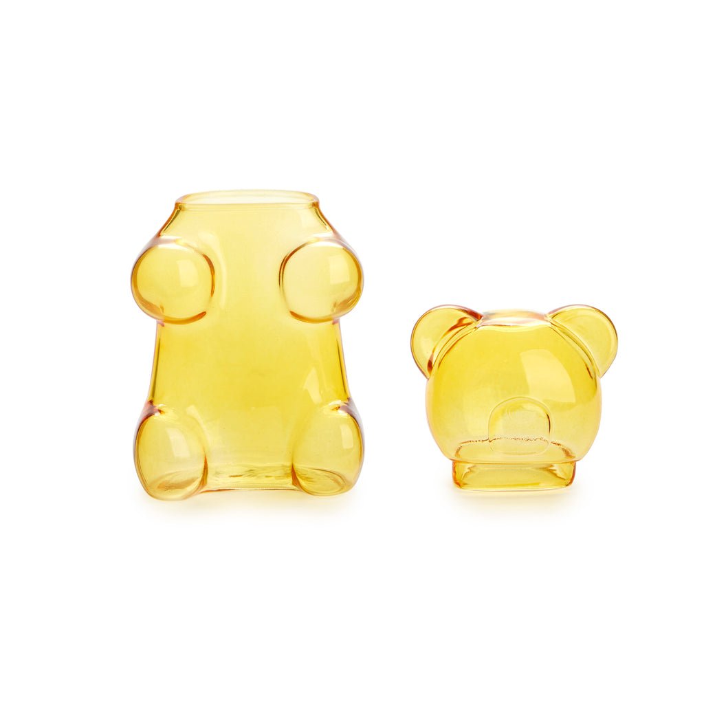 Balvi Yummy Bear Ayıcık Formlu 250 ml Cam Şekerlik, Sarı - Görsel 5