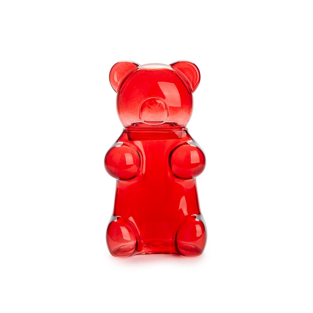 Balvi Yummy Bear Ayıcık Formlu 250 ml Cam Şekerlik, Kırmızı - Görsel 6