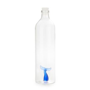 Balvi Atlantis Tail Balina Kuyruğu Detaylı 1200 ml Borosilikat Cam Şişe