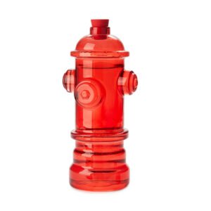 Balvi Hydrant Yangın Hidrantı Tasarımlı 1200 ml Borosilikat Cam Şişe