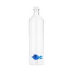Balvi Atlantis Blue Fish Mavi Balık Detaylı 1200 ml Borosilikat Cam Şişe