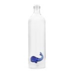 Balvi Atlantis Blue Whale Mavi Balina Detaylı 1200 ml Borosilikat Cam Şişe