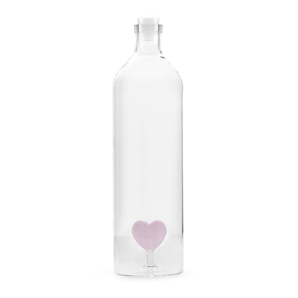 Balvi Love Kalp Detaylı 1200 ml Borosilikat Cam Şişe