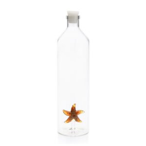 Balvi Atlantis Starfish Deniz Yıldızı Detaylı 1200 ml Borosilikat Cam Şişe