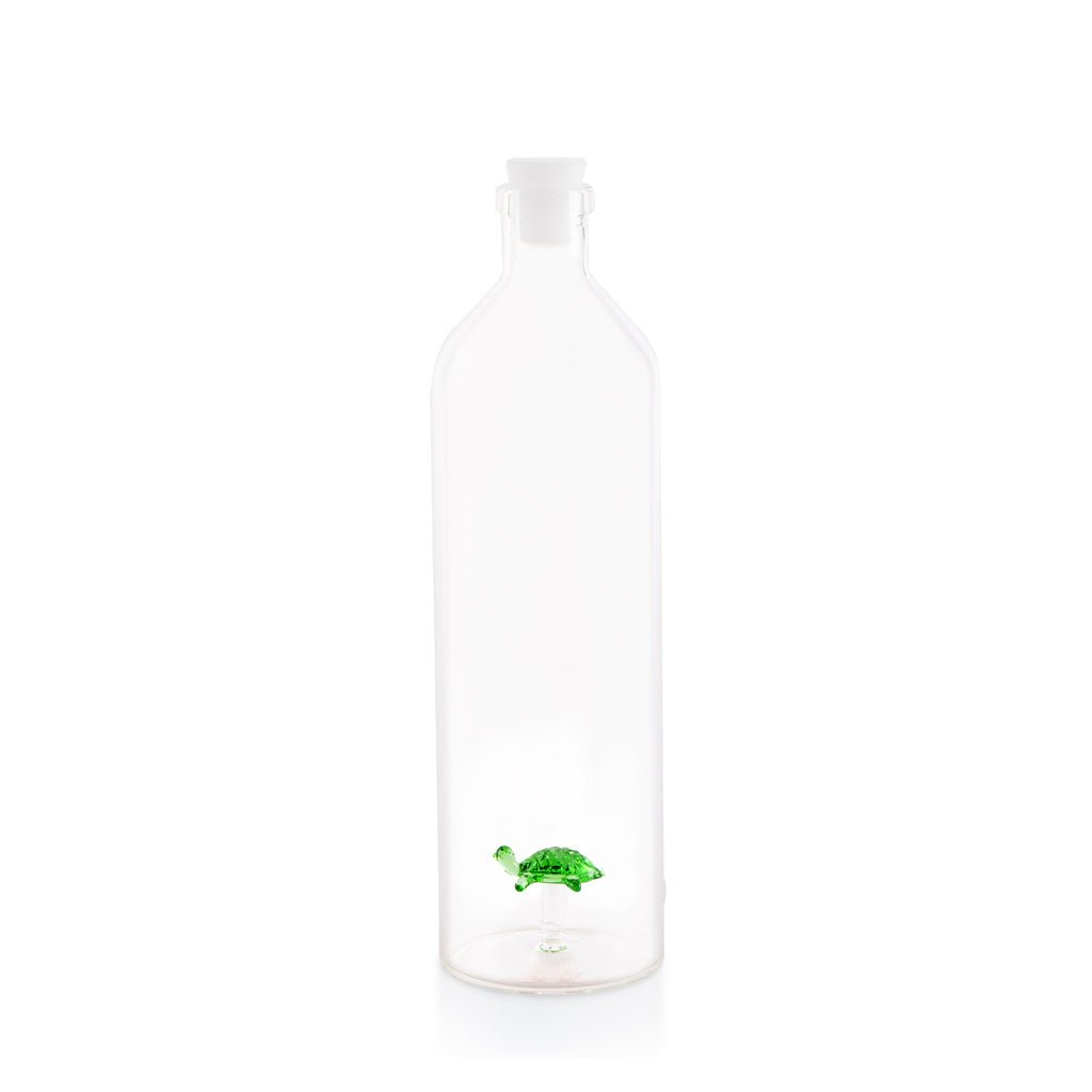 Balvi Atlantis Turtle Kaplumbağa Detaylı 1200 ml Borosilikat Cam Şişe