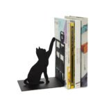 Balvi Fishing Cat Kedi Figürlü Metal Kitap Desteği