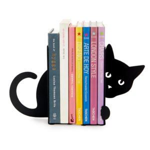 Balvi Hidden Cat Kedi Figürlü 2 Parça Metal Kitap Desteği