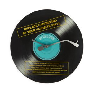 Balvi Soundtracks Kendi Plaklarınızla Kullanılabilen DIY Duvar Saati Seti