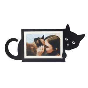 Balvi Hidden Cat Kedi Figürlü Metal Yatay Fotoğraf Çerçevesi