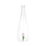 Balvi Botanical Tulip Lale Detaylı 1000 ml Borosilikat Cam Şişe