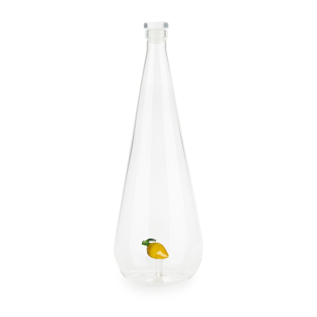 Balvi Botanical Lemon Limon Detaylı 1000 ml Borosilikat Cam Şişe