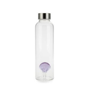 Balvi Atlantis Shell Deniz Kabuğu Detaylı 500 ml Borosilikat Cam Matara