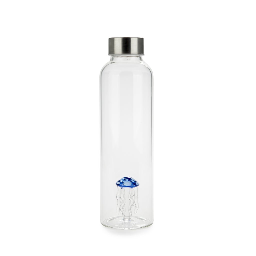 Balvi Atlantis Jellyfish Denizanası Detaylı 500 ml Borosilikat Cam Matara