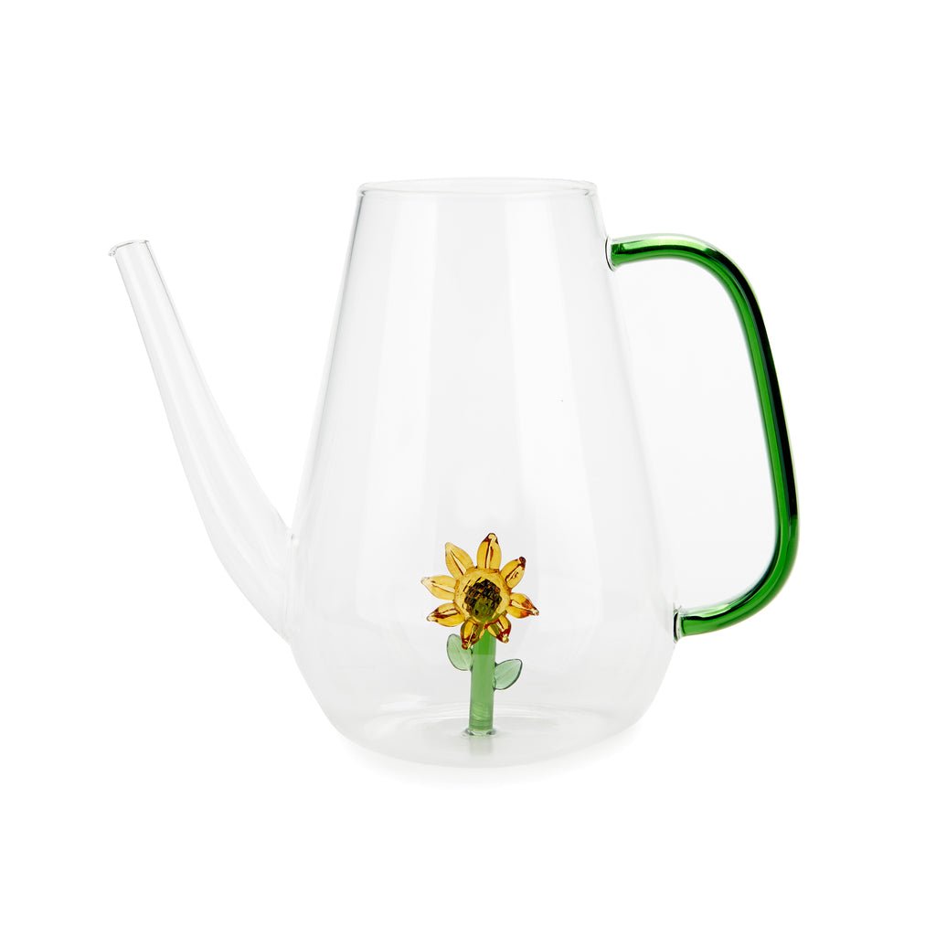 Balvi Botanical Sunflower Ayçiçeği Detaylı 1000 ml Borosilikat Cam Sulama Kabı