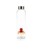 Balvi Atlantis Octopus Ahtapot Detaylı 500 ml Borosilikat Cam Matara