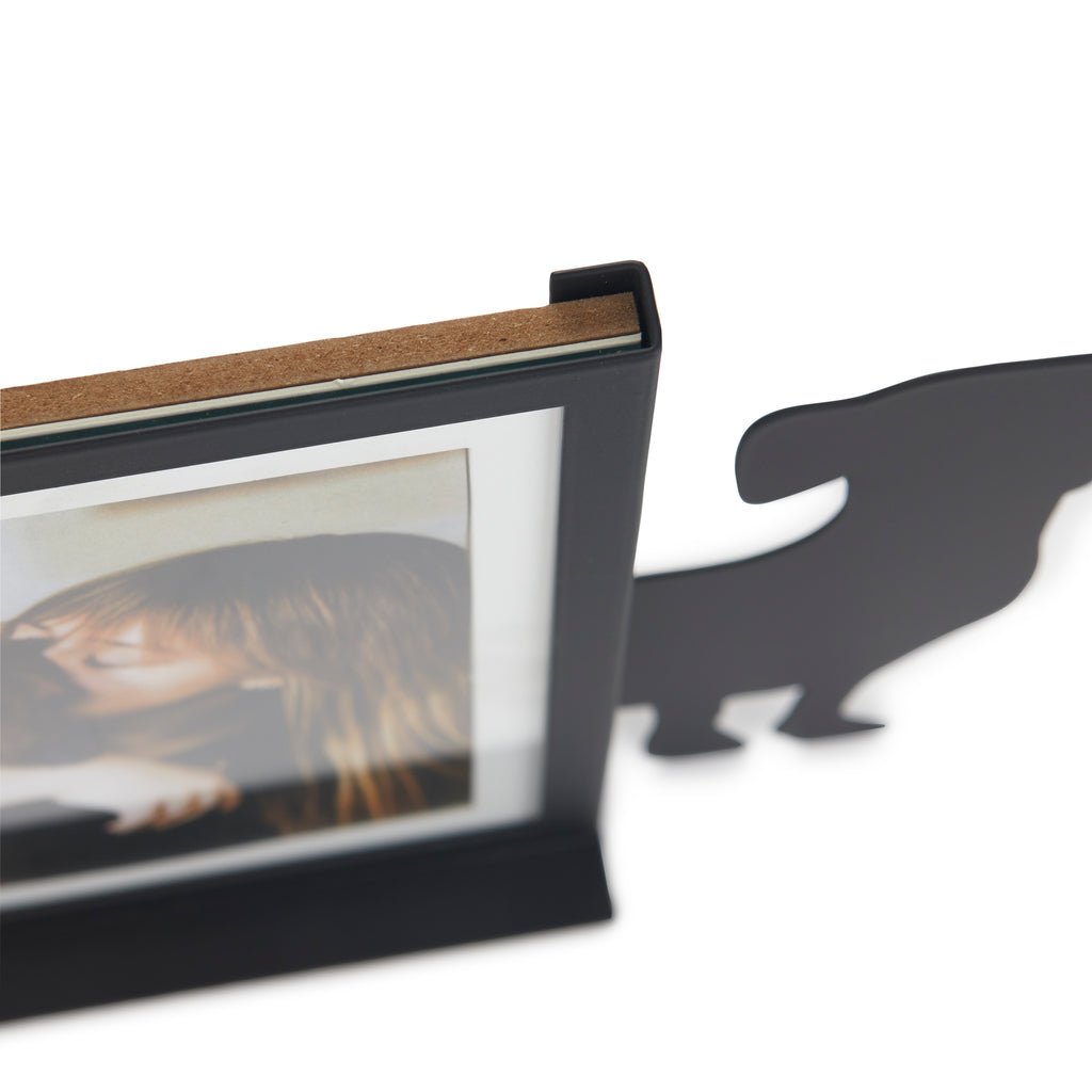 Balvi Teckel Dachshund Köpek Figürlü Metal Dikey Fotoğraf Çerçevesi, Siyah - Görsel 5