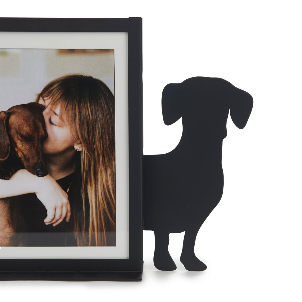 Balvi Teckel Dachshund Köpek Figürlü Metal Dikey Fotoğraf Çerçevesi, Siyah - Görsel 7