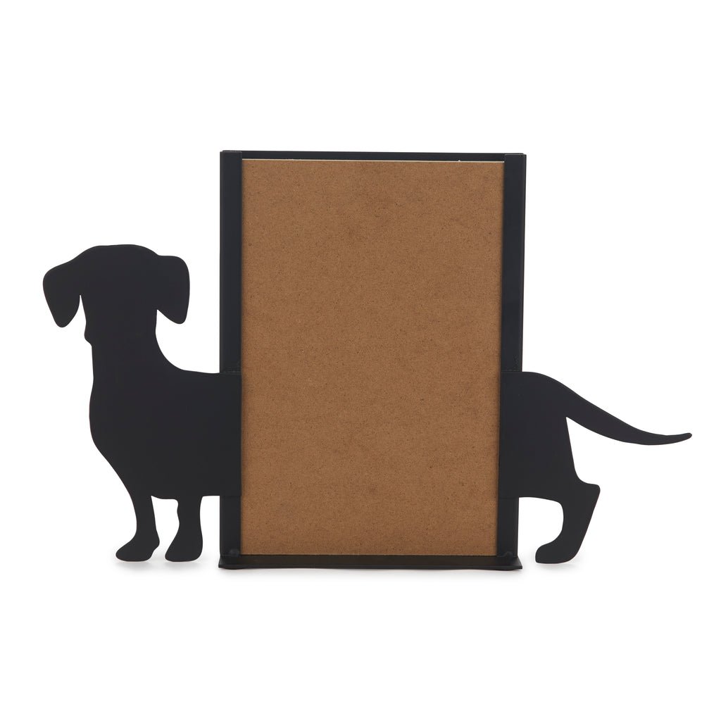 Balvi Teckel Dachshund Köpek Figürlü Metal Dikey Fotoğraf Çerçevesi, Siyah - Görsel 8