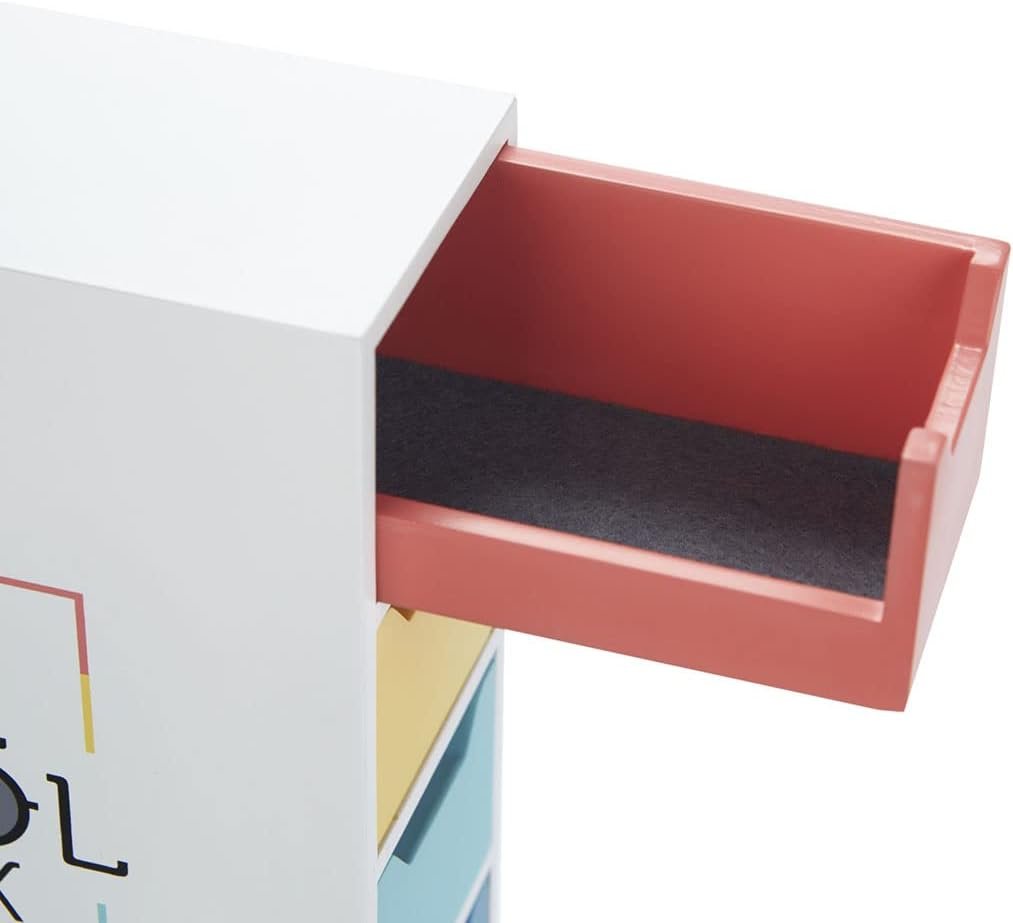 Balvi The Cool Box 4 Çekmeceli Ahşap Güneş Gözlüğü Düzenleyici, Çok Renkli - Görsel 6